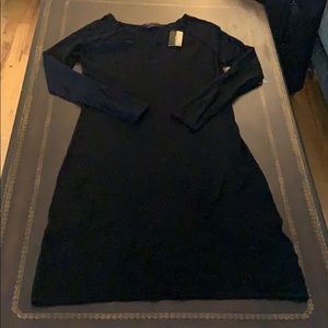 BCBG MAXAZRIA black sweater dress